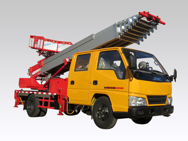 江鈴雙排28米/32米云梯搬家車-藍牌云梯車